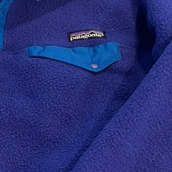 Patagonia Fleece Kids sz 12 Purple 2pc Outfit - Picture 8 of 14